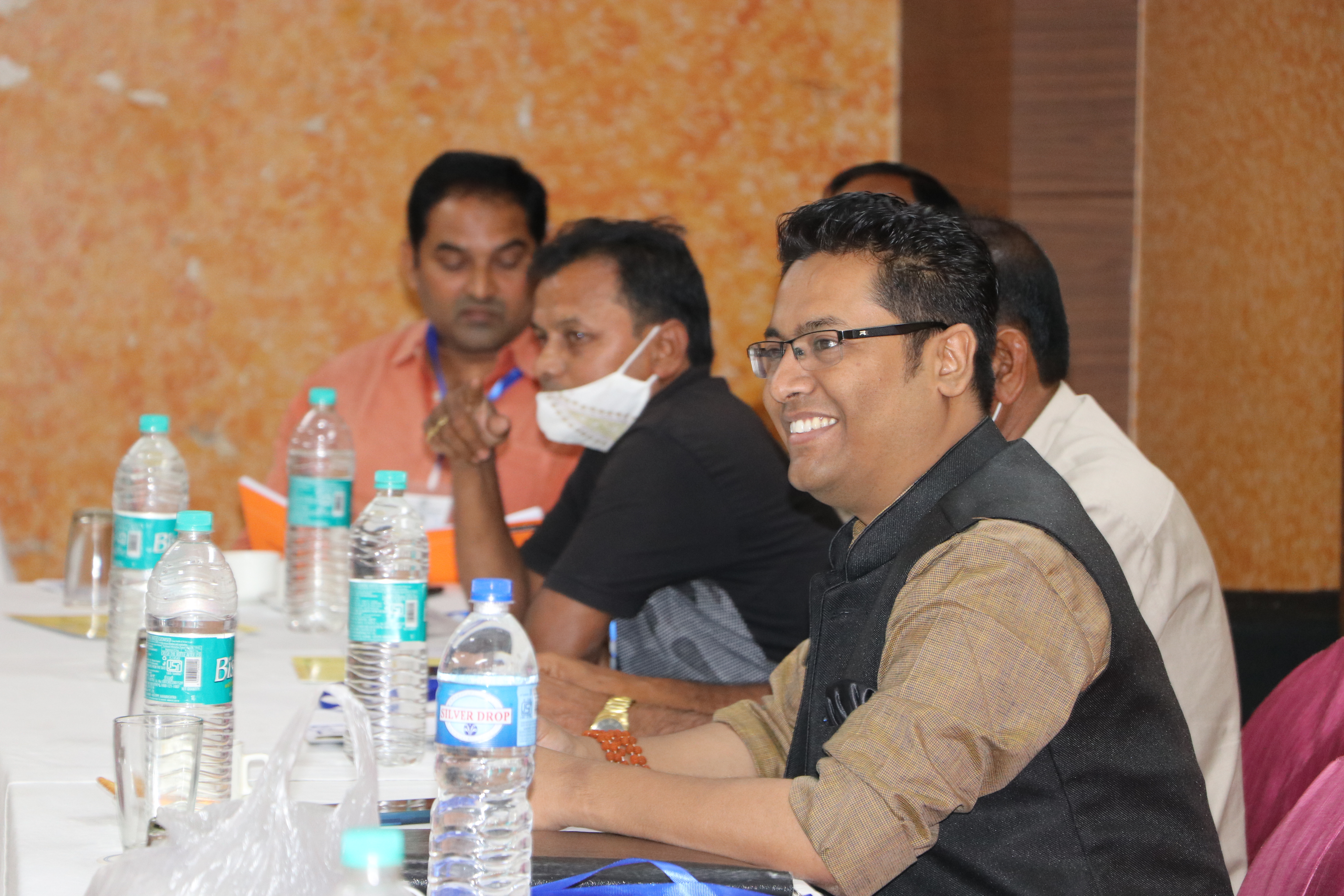 Dr. Vikram Talukdar in a group conversation